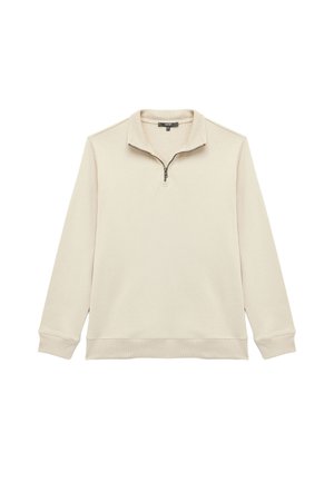 HALF ZIPPERED  - Sweater - beige