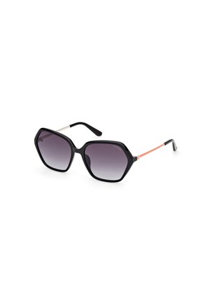 Sonnenbrille - glossy black smoke gray gradient