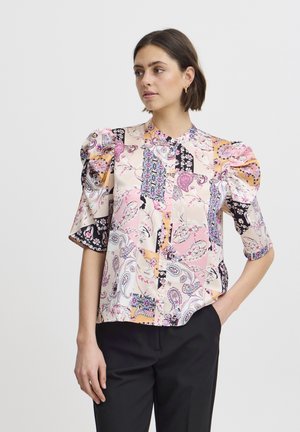 IXNINA - Blouse - pink lady patch print