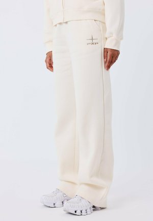 BAS DE JOGGING DROIT SLOWLY - Pantaloni sportivi - craie