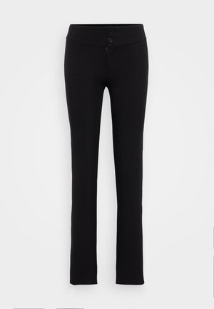 Gina Tricot Tall LOW STRAIGHT TROUSERS - Pantalon classique - black