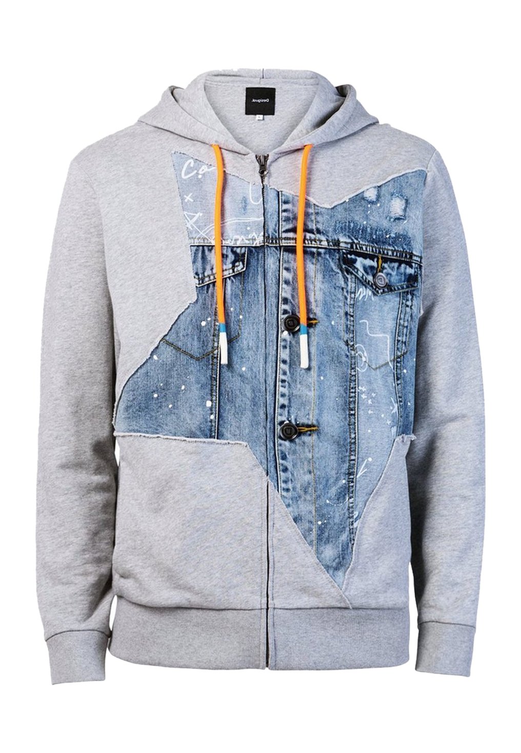 Desigual Sweatjacke gray Zalando.at Sweat Jacke mit Kapuze | Herren Desigual Pullover