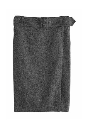 REGULAR FIT - FLECK  - Bleistiftrock - grey