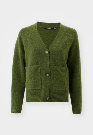 Vero Moda BOOM LS V-NECK BUTTON NOOS - Vest - cypress