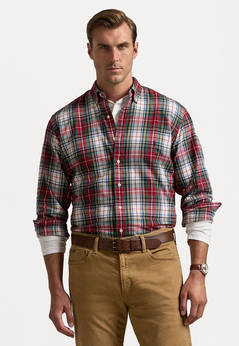 Polo Ralph Lauren Big & Tall PLAID BRUSHED OXFORD SHIRT - Skjorte - white/red multi