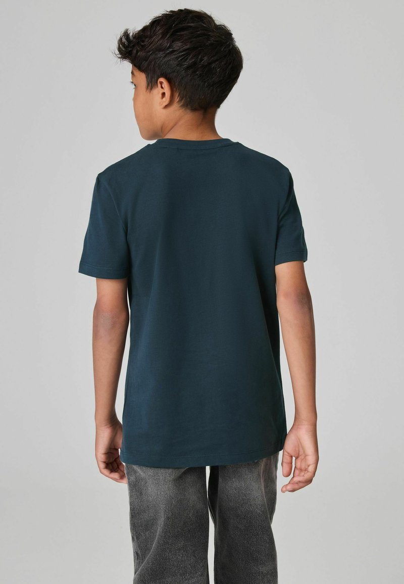 smALLSAINTS Nyomott mintás póló - navy cotton