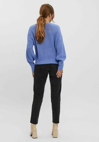 Vero Moda VMLEA V NECK CUFF CARDIGAN  - Kardigan - grapemist