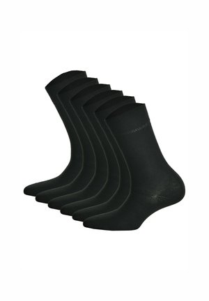 Hudson ONLY 6-PACK KOMFORTBUND EINFARBIG - Socken - schwarz