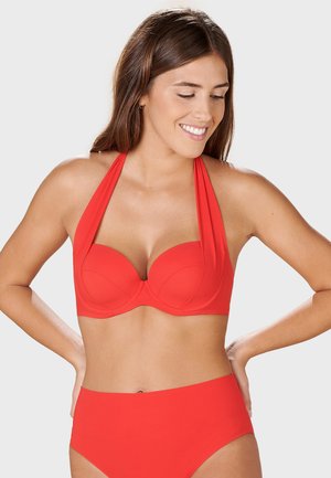 LISIA - Top de bikini - deep red