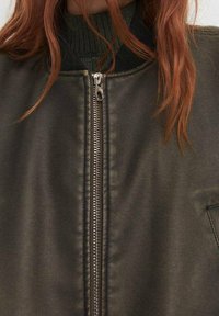 Mango Giacca in similpelle - brown