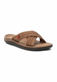 Refresh Sandalias planas - camel