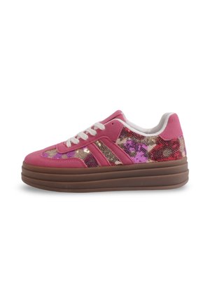 FALBALA, FALBALA - Baskets basses - fushia