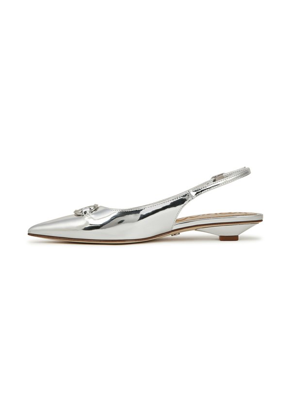 AGGIE SLINGBACK - Pumps - soft silver faux leather