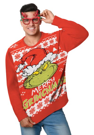 Cerdá GRINCH MERRY GRINCHMAS WEIHNACHTS Jumper grün/green