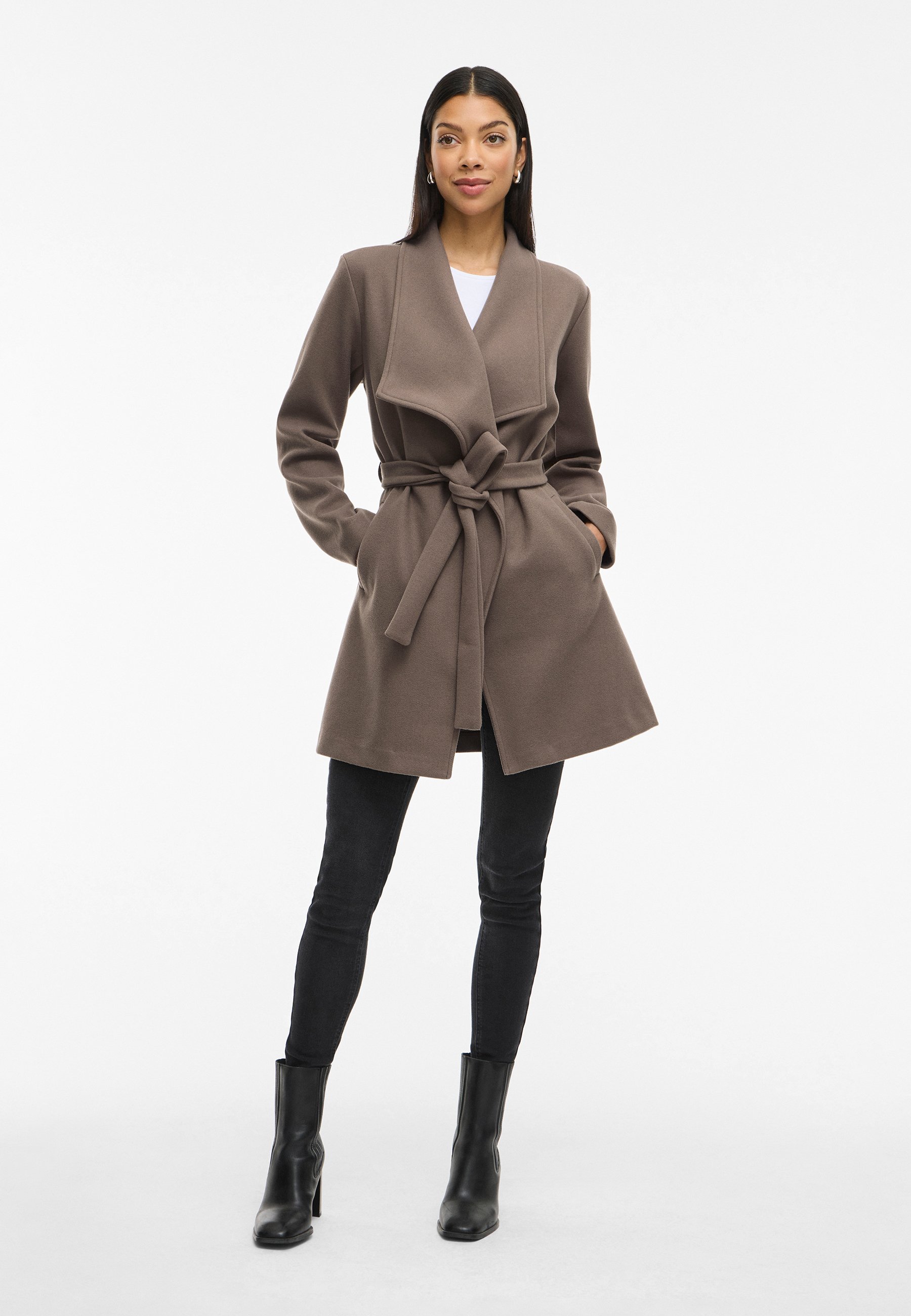 ロングコート bibiy SOUTIEN COLLAR BELT COAT