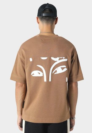 SARAISU - T-shirt imprimé - mocha