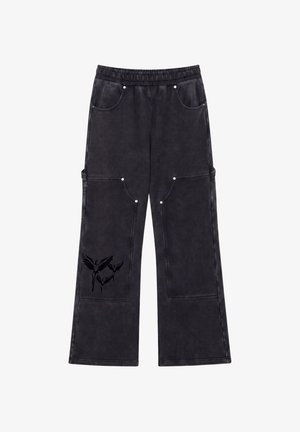 Colucci, WIDE LEG PANT PREMIUM IKARUS - Træningsbukser - aop brown black