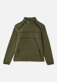 Fleecová mikina - dark green