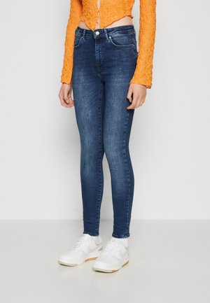 ONLFOREVER HIGH - Blugi skinny fit - dark blue denim