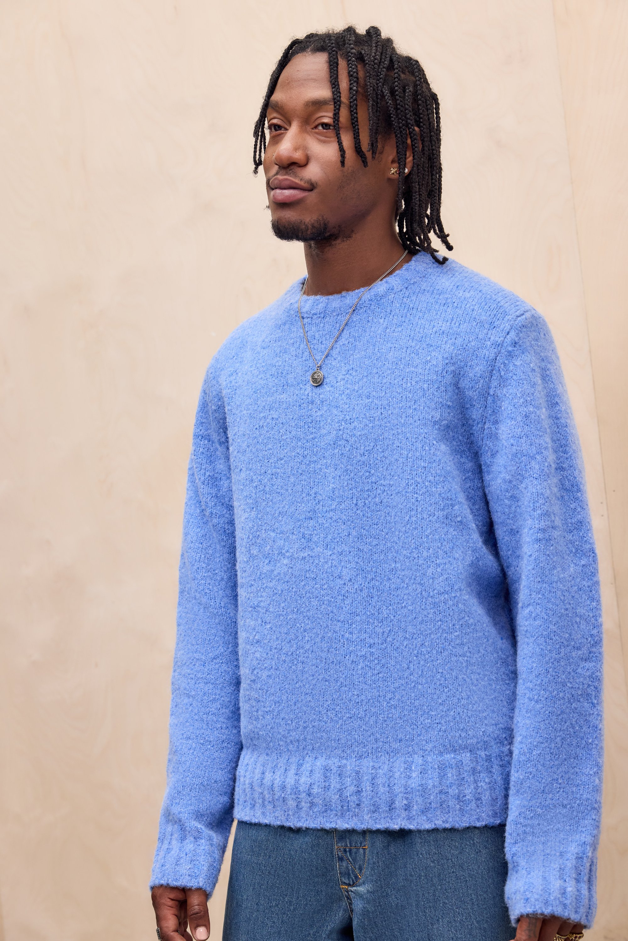 BDG Urban Outfitters UNISEX Jumper baby blue/light blue