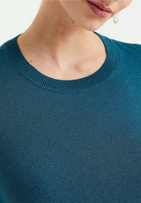 WE Fashion Jednoduché tričko - dark blue