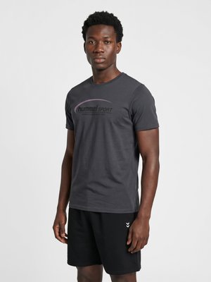 Hummel, HUMMEL - Print T-shirt - ebony