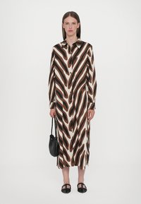 Diane von Furstenberg KARRINGTON DRESS - Blusenkleid - brown