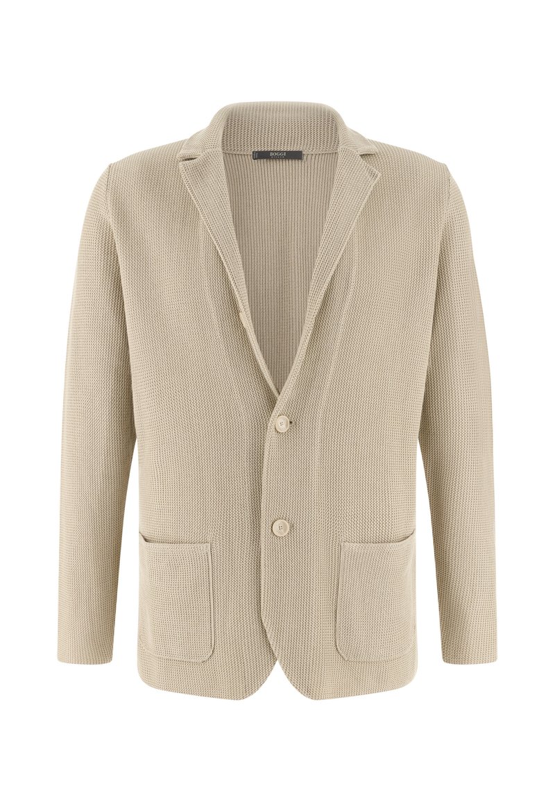 Boggi Milano DIGITAL ONLY SINGLE-BREASTED IN MERCERISED - Gilet - sand ...
