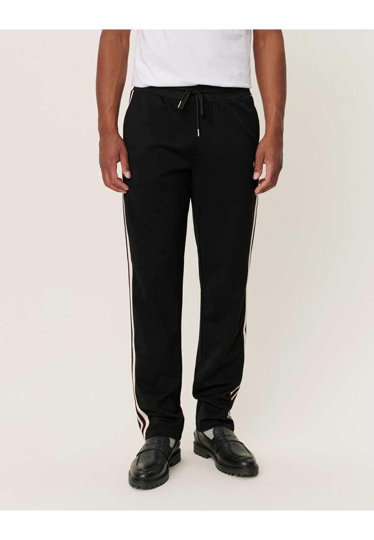 Les Deux STERLING TRACK PANTS - Calças de fato de treino - black/ivory