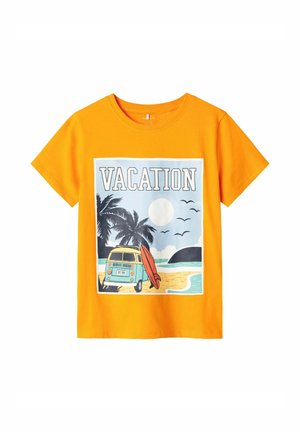 T-shirts print - bright marigold