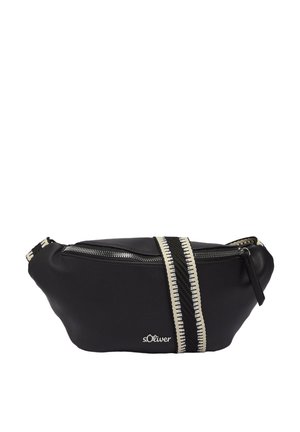 MIT ABNEHMBAREM UND LÄNGENVERSTELLBAREM GURT - Bum bag - schwarz