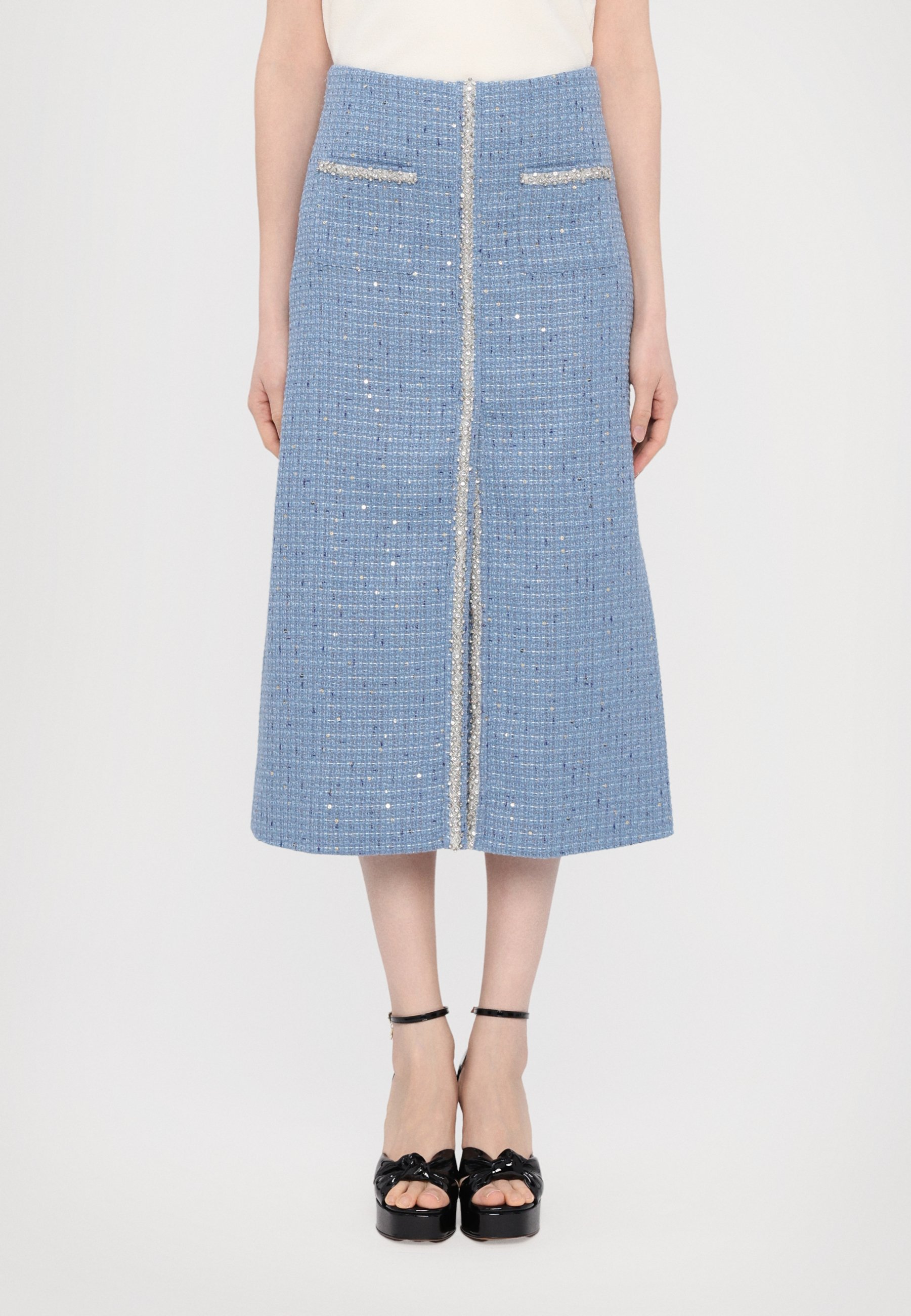 Maje JILYA - Pencil skirt - bleu/blue - Zalando