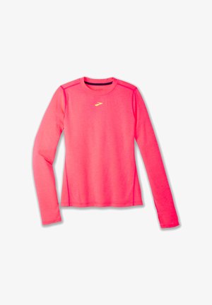 Brooks HIGH POINT - Tops ar garām piedurknēm - neo pink