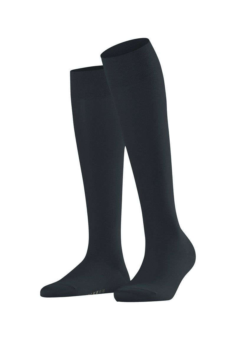 FALKE COTTON TOUCH - Kniestrümpfe - graphite