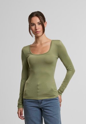 Long sleeved top - khaki
