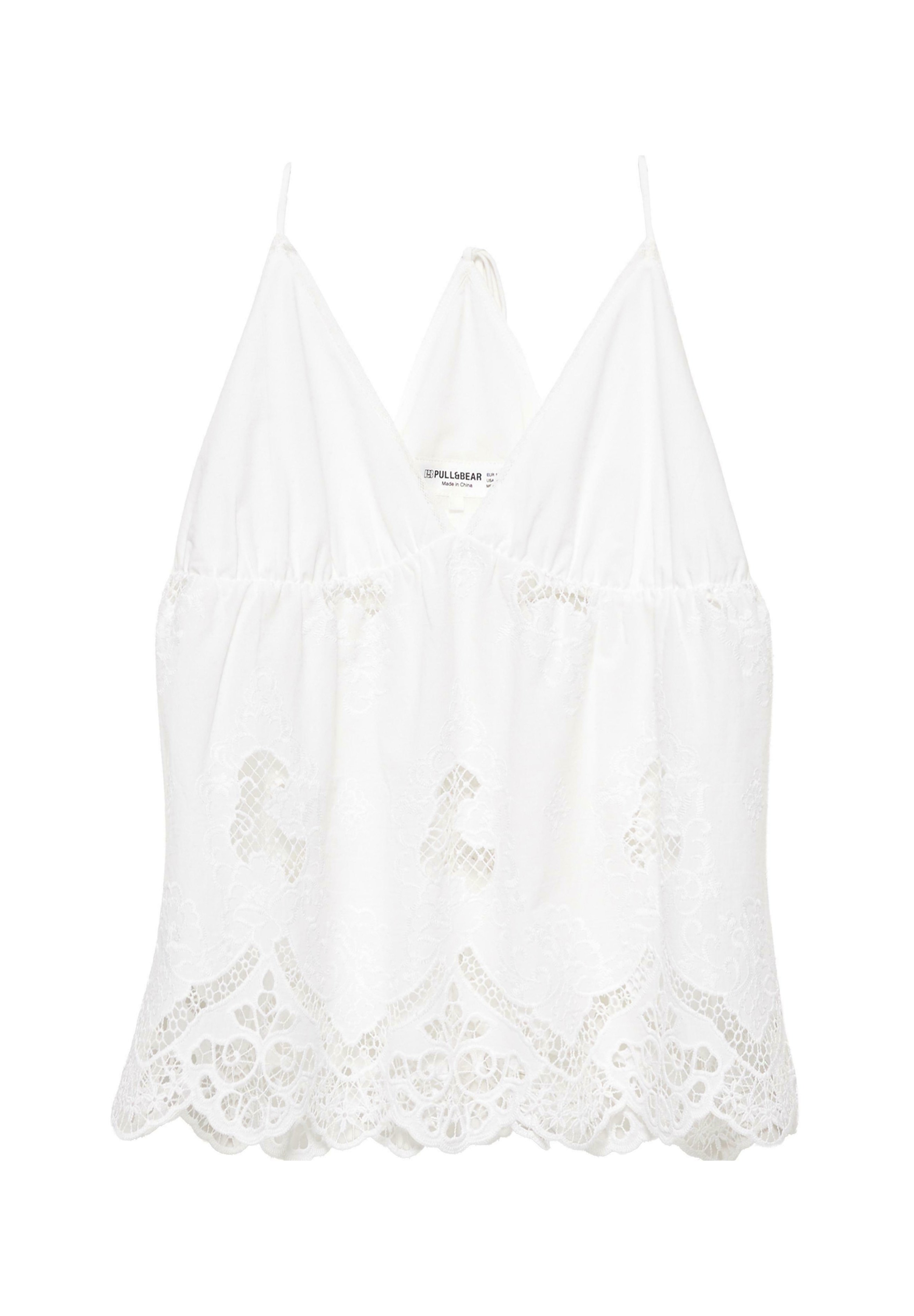 Embroidered halter top