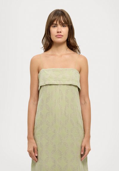 Faithfull the brand BEA MAXI DRESS - Rochie maxi - sage/sand