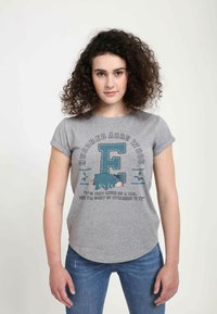 Disney DISNEY WINNIE THE POOH EEYORE COLLEGIATE - Camiseta estampada - melange grey