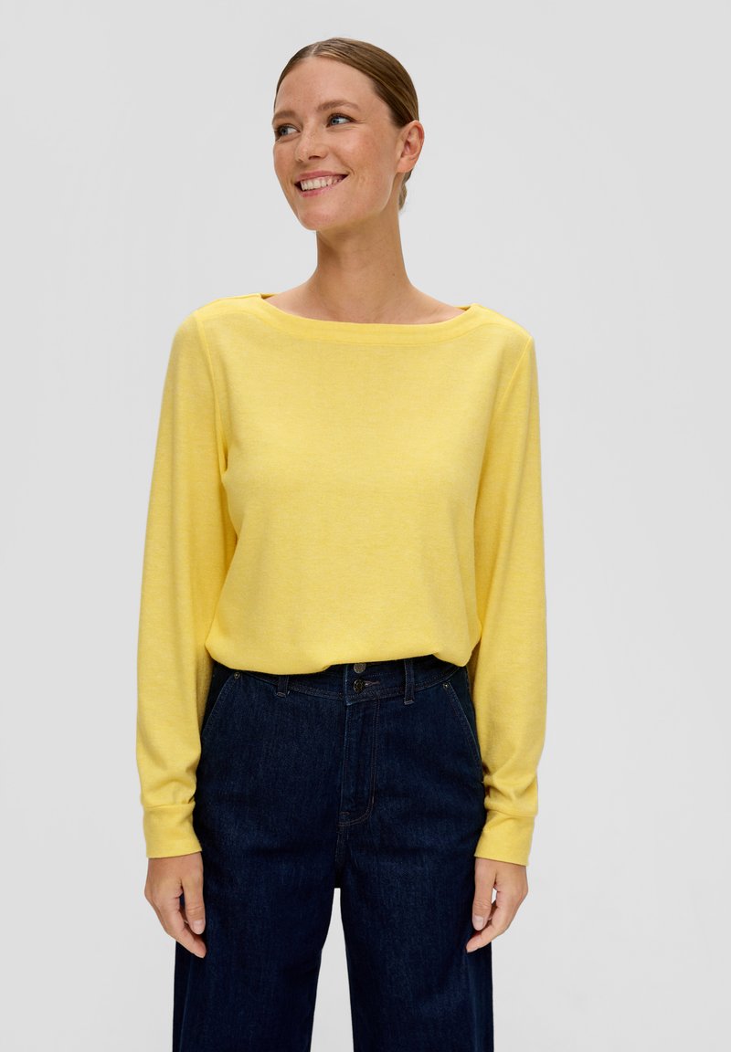 s.Oliver LONGSLEEVE - Trui - goldgelb