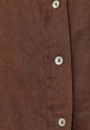 New Look, OVERSIZED LONG SLEEVE SHIRT - Chemisier - dark brown