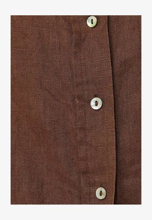 New Look, OVERSIZED LONG SLEEVE SHIRT - Chemisier - dark brown