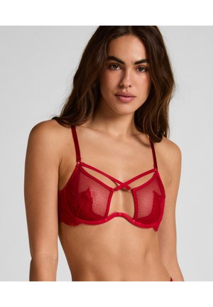 HUNKEMÖLLER MILANA NON-PADDED UNDERWIRED BRA - Beugel BH - red