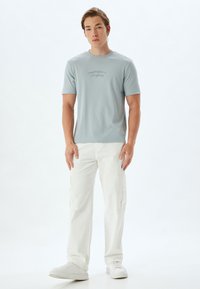 Koton SLOGAN - T-shirt print - grey