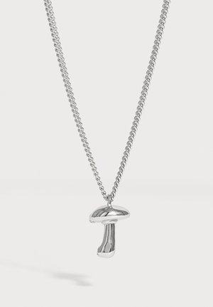 PATTARAPHAN, MINI SHROOM LOCKET NECKLACE UNISEX - Kaelakee - silver-coloured