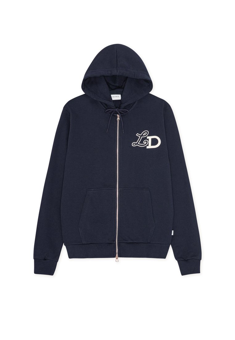 Les Deux Sweater met rits donkerblauw Les Deux Sweater met rits donkerblauw