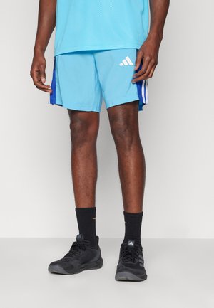 adidas Performance TRAIN ESSENTIALS SEASONAL SHORT - Sports shorts - semi blue burst
