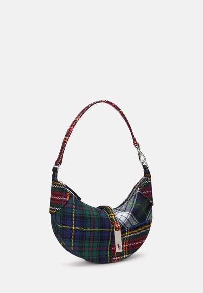 Polo Ralph Lauren POLO ID PLAID MINI SHOULDER BAG - Torbica - red multi