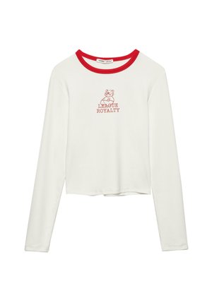 TIGER GRAPHIC - T-shirt à manches longues - white