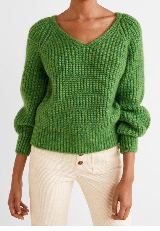 Mango Maglione - green