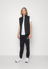 Jack & Jones COLLAR NOOS - Vestă - black/grey melange